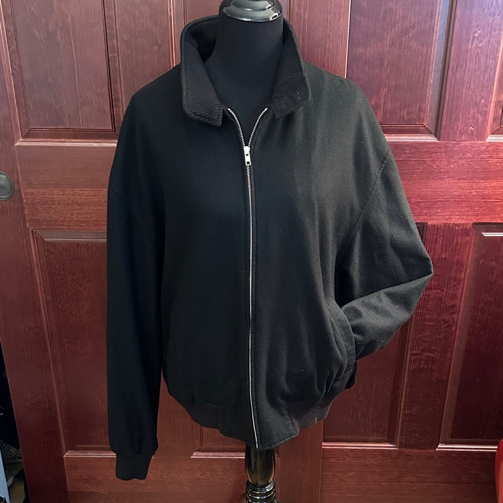 Nordstrom Men’s Wool Blend Jacket in Black